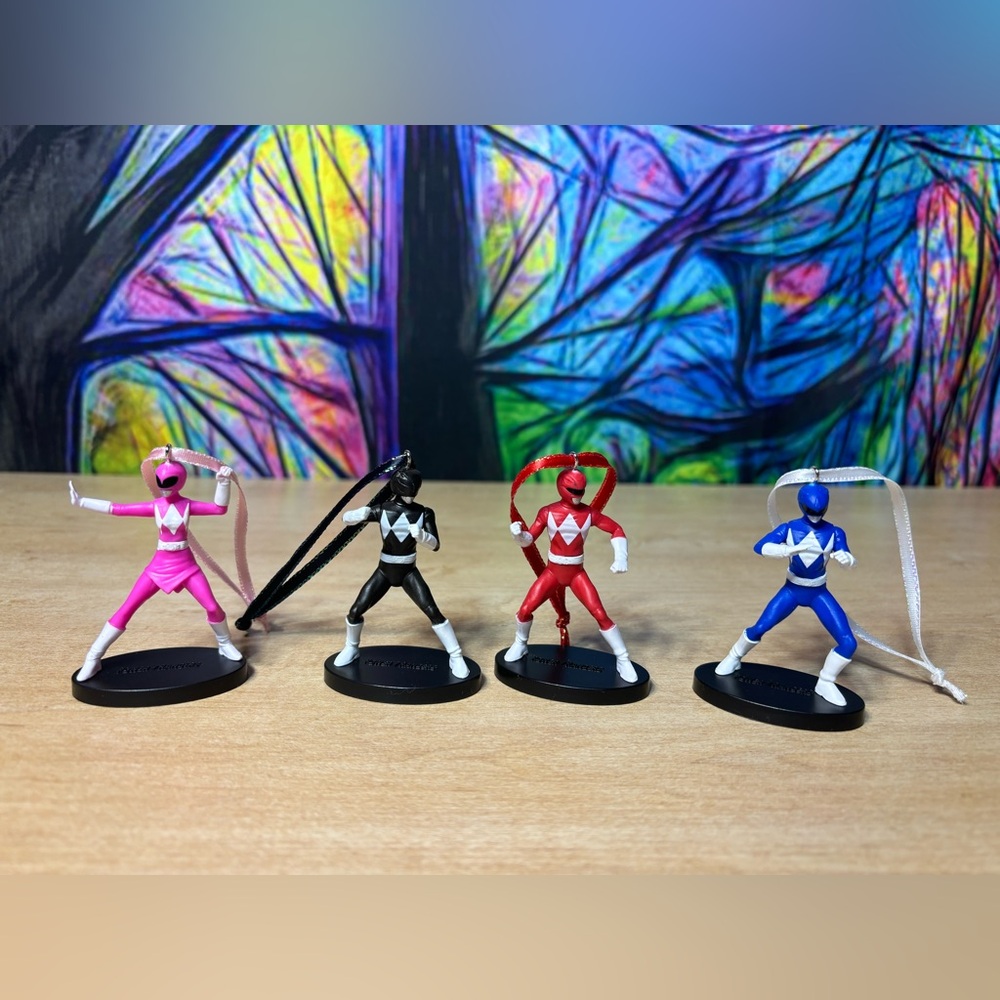 Power Rangers Christmas Ornament Set